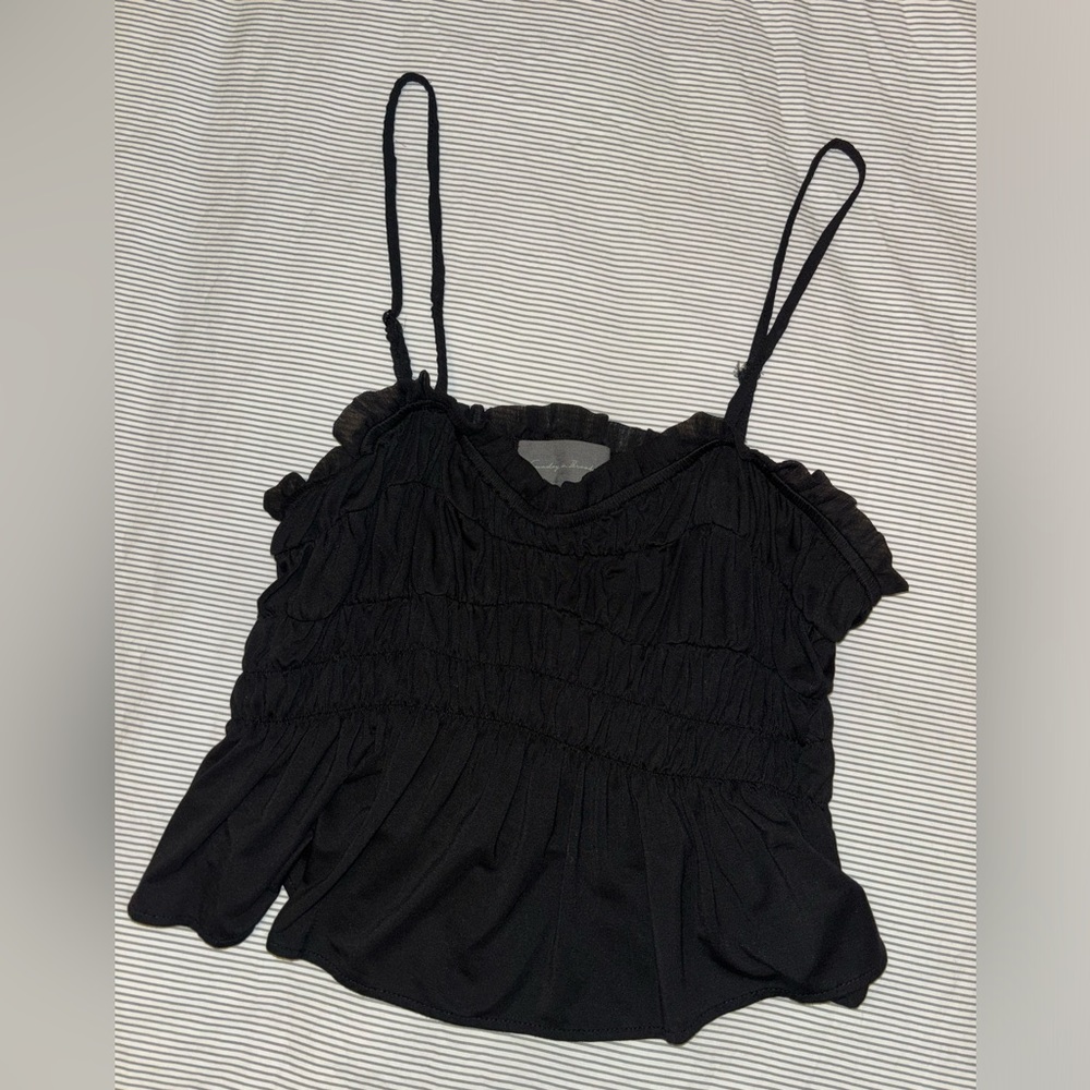 Sunday in Brooklyn - Anthropologie black top - size small
